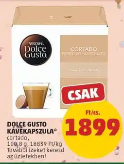 PENNY Dolce Gusto Kávékapszula ajánlat
