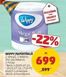 PENNY Wippy Papírtörlő ajánlat