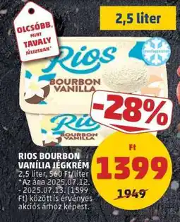 PENNY RIOS Bourbon Vanília Jégkrém ajánlat