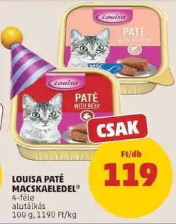 PENNY LOUISA PATÉ MACSKAELEDEL ajánlat