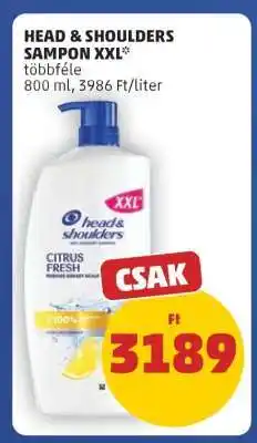 PENNY Head & Shoulders Sampon XXL ajánlat