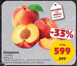 PENNY Őszibarack ajánlat