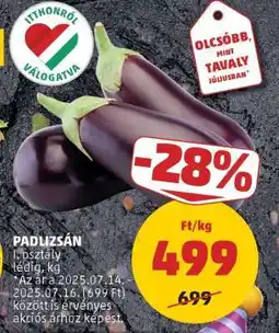 PENNY Padlizsán ajánlat