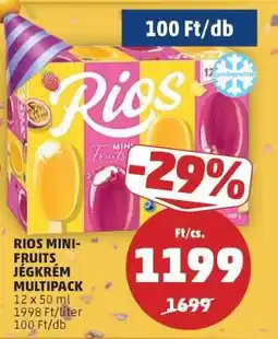 PENNY RIOS MINI-FRUITS JÉGKRÉM MULTIPACK ajánlat