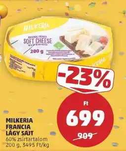 PENNY MILKERIA FRANCIA LÁGY SAJT ajánlat