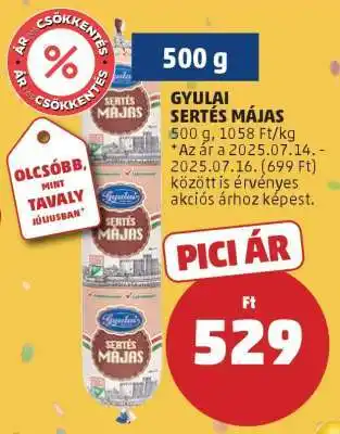 PENNY Gyulai Sertés Májas ajánlat
