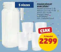 PENNY Pohár készlet kancsóval ajánlat