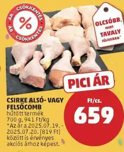 PENNY Csirke alsó- vagy felsőcomb ajánlat