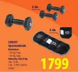 Lidl Crivit Sporteszközök ajánlat