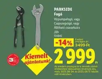 PARKSIDE Fogó
