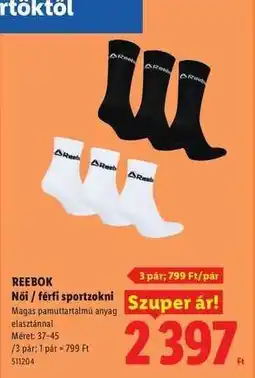 Lidl REEBOK ajánlat