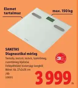 Lidl SANITAS ajánlat