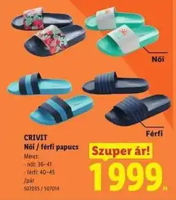 Lidl CRIVIT ajánlat