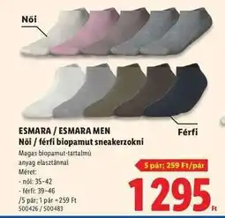 Lidl ESMARA / ESMARA MEN ajánlat