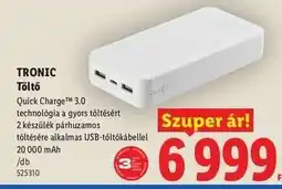 Lidl TRONIC Töltő ajánlat