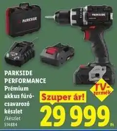 Lidl PARKSIDE PERFORMANCE ajánlat