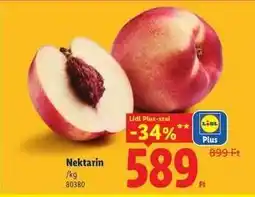 Lidl Nektarin ajánlat