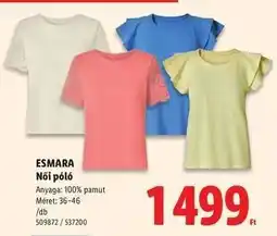Lidl ESMARA ajánlat