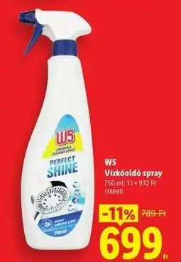 Lidl W5 Vízkőoldó spray ajánlat