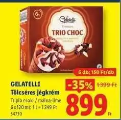 Lidl GELATELLI Tölcséres jégkrém ajánlat