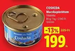 Lidl COSHIDA Macskapástétom ajánlat