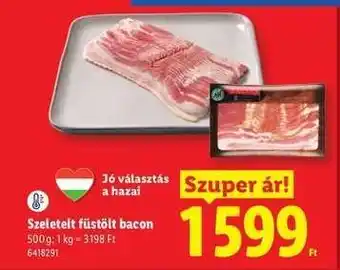 Lidl Szeletelt füstölt bacon ajánlat