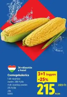 Lidl Csemegekukorica ajánlat