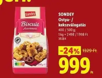 Lidl SONDEY ajánlat