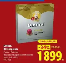 Lidl OMNIA KÁVÉKAPSZULA ajánlat