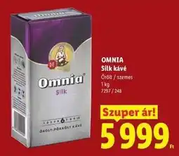 Lidl Omnia Silk Kávé ajánlat