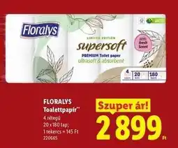 Lidl FLORALYS Toalettpapír ajánlat