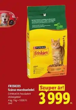 Lidl Friskies ajánlat