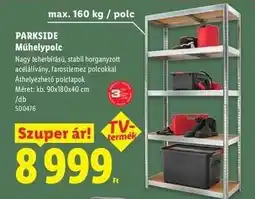 Lidl PARKSIDE Műhetypolc ajánlat