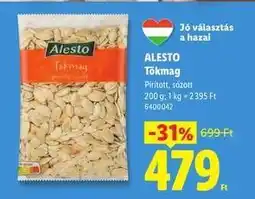 Lidl ALESTO Tökmag ajánlat