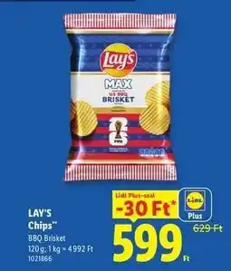 Lidl LAY’S Chips ajánlat