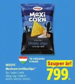 Lidl Mogyi Mexicorn tortillachips ajánlat
