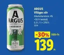 Lidl Argus ajánlat