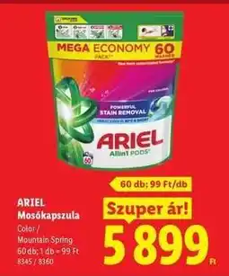 Lidl ARIEL Mosókapszula ajánlat