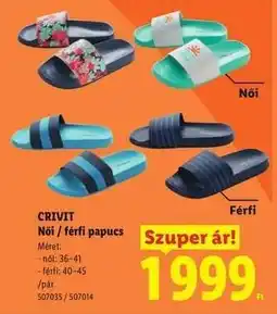 Lidl CRIVIT ajánlat