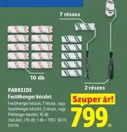 Lidl PARKSIDE Festőhenger készlet ajánlat