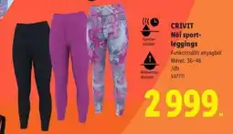 Lidl CRIVIT Női sport-leggings ajánlat