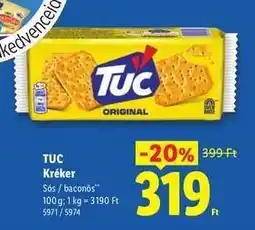 Lidl TUC Kréker ajánlat