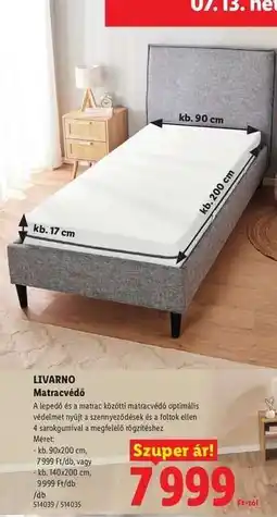 Lidl LIVARNO Matracvédő ajánlat