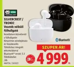 Lidl SILVERCREST / TRONIC Vezeték nélküli fülhallgató ajánlat