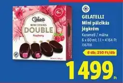 Lidl GELATELLI Mini pálcikás jégkrém ajánlat