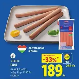 Lidl PIKOK Frissli ajánlat