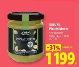 Lidl DELUXE Pisztáciakrém ajánlat