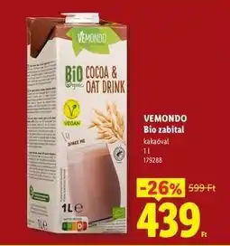 Lidl VEMONDO Bio zabital ajánlat