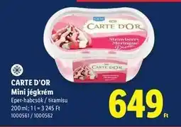Lidl CARTE D’OR ajánlat