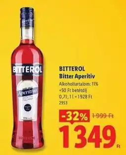 Lidl BITTEROL ajánlat